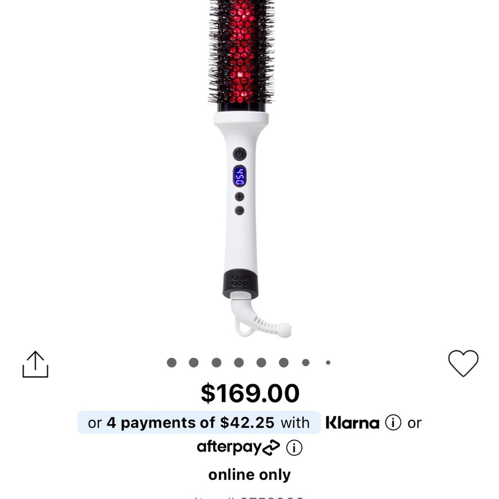 Bondiboost infrared thermal round brush